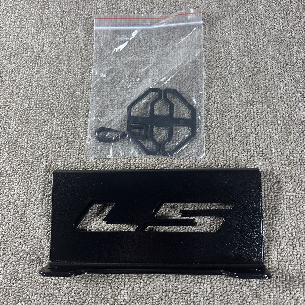 Black Powder-Coated LS Engine Mounting Bracket Steel Plate Swap Custom Build